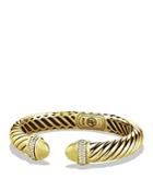David Yurman Waverly Bracelet With Diamonds In Gold