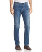 Emporio Armani Slim Fit Five-pocket Jeans In Medium Wash