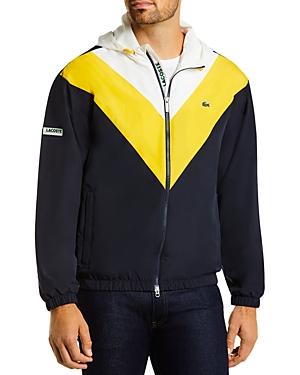 Lacoste Colorblocked Hooded Jacket
