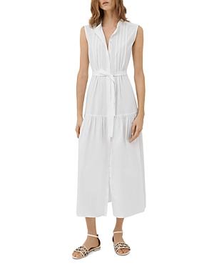 Marella Manna Pintucked Midi Shirt Dress