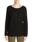H. One Horizontal Ribbed Sweater