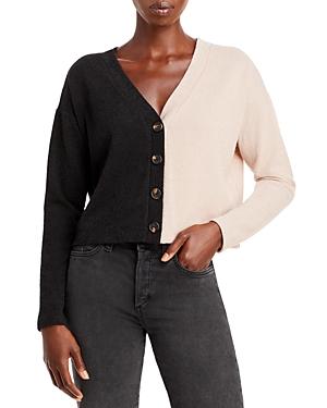 Aqua Colorblock Split Cardigan - 100% Exclusive