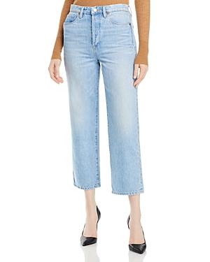 Blanknyc The Baxter Ribcage Straight Leg Crop Jeans In Steal The Show
