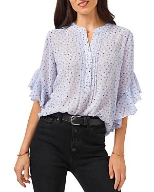 Vince Camuto Flutter Sleeve Blouse