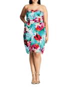 City Chic Lily Floral Dress