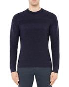 Ted Baker Mixed Stitch Crewneck Sweater