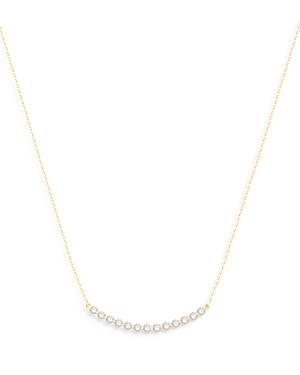 Bloomingdale's Diamond Curved Bar Necklace In 14k Yellow Gold, 0.70 Ct. T.w. - 100% Exclusive