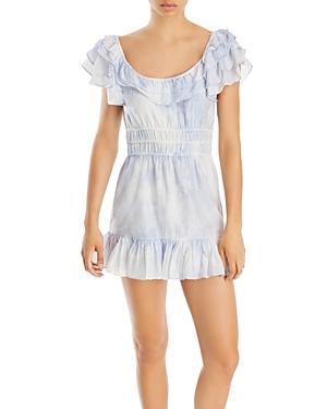 Loveshackfancy Kamie Ruffled Mini Dress