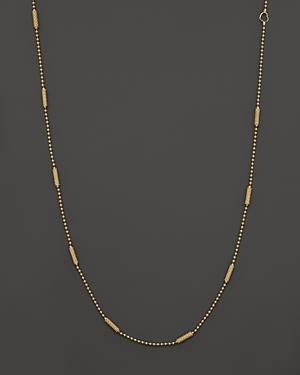 Lagos 18k Gold Beaded Necklace, 16