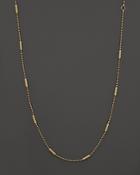 Lagos 18k Gold Beaded Necklace, 16