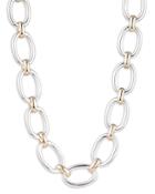 Lauren Ralph Lauren Two-tone Large Link Statement Necklace, 16