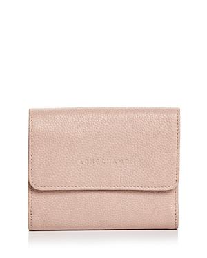 Longchamp Le Foulonne Leather Compact Wallet