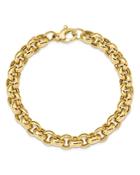 Bloomingdale's 14k Yellow Gold Polished Rolo Link Bracelet - 100% Exclusive