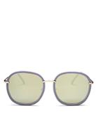 Quay Dreamy Ways Mirrored Aviator Sunglasses, 59mm