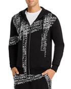 Just Cavalli Logo Hooded Zip Sweatshirt