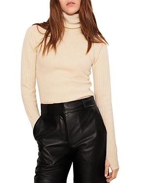 Ba & Sh Ribbed Turtleneck Sweater