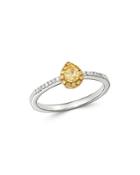 Bloomingdale's Yellow & White Diamond Ring In 14k Yellow & White Gold - 100% Exclusive