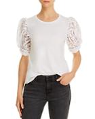 Generation Love Brittany Lace-sleeve Top - 100% Exclusive