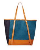 See By Chloe Andy Color Block Suede Tote