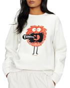 Ted Baker Florayn Cotton Monster Graphic Print Sweatshirt