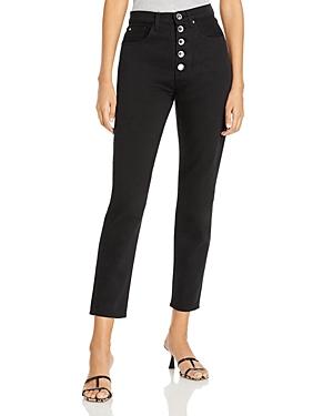 Weworewhat The Danielle Crystal Button Fly Pants