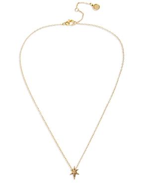 Allsaints Pave Celestial Mini Pendant Necklace, 18-20