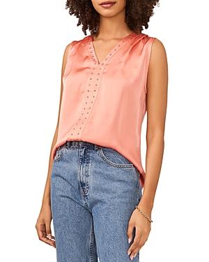 Vince Camuto Studded V-neck Tank