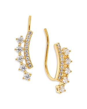 Nadri Danya Double Bar Climber Earrings
