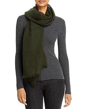 Eileen Fisher Fringed Linen Scarf