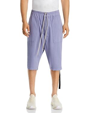 Drkshdw Rick Owens Bela Drop Crotch Knit Cargo Shorts