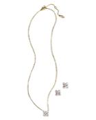 Nadri Floral Drop Earrings & Pendant Necklace, 16