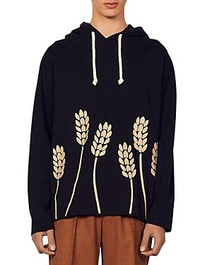 Sandro Organic Cotton Wheat Hoodie