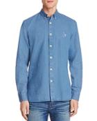 Barney Cools Chambray Regular Fit Button-down Shirt