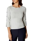 Karen Millen Snap-sleeve Sweater
