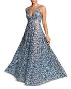 Dress The Population Ariyah Floral Sequin Maxi Dress