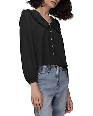 Whistles Oversized Collar Detail Top