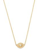 Zoe Chicco 14k Yellow Gold Paris Diamond Marquis Halo Pendant Necklace, 14-16