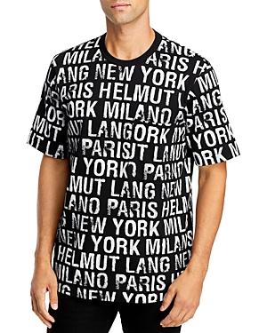 Helmut Lang Cotton Logo Graphic Tee