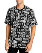 Helmut Lang Cotton Logo Graphic Tee