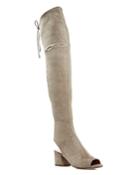 Sigerson Morrison Mason Open Toe Over The Knee Boots