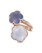 Pasquale Bruni 18k Rose Gold Wrap Ring With Chalcedony And Diamonds