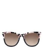 Krewe Simone Gradient Mirrored Square Sunglasses, 53mm