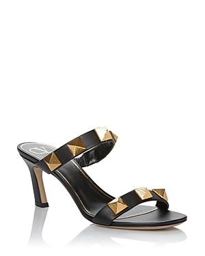 Valentino Garavani Women's Roman Studs Slip On High Heel Sandals