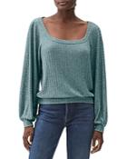 Michael Stars Polly Square Neck Knit Top