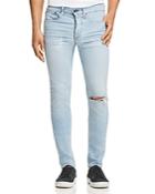Rag & Bone/jean Standard Issue Fit 1 Super Slim Distressed Jeans In Rhinebeck