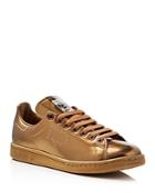 Raf Simons For Adidas Stan Smith Metallic Lace Up Sneakers