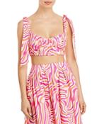 Solid & Striped The Frankie Zebra Print Bra Top