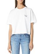 The Kooples Ecru Cotton Safety Pin Tee