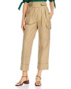 See By Chloe Cotton High-waist Trousers