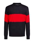 Emporio Armani Two Tone Wool Sweater